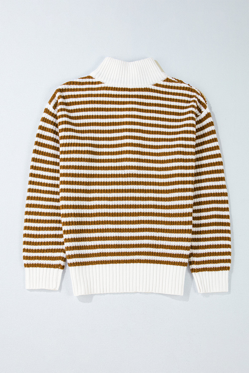 Stripe Half-Zip Sweater