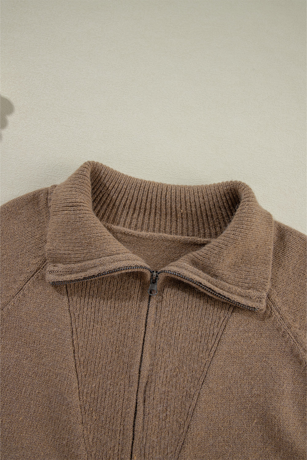 Western Zip-up Sweater