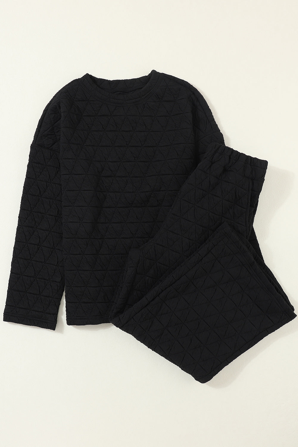 Quilted Pullover Set