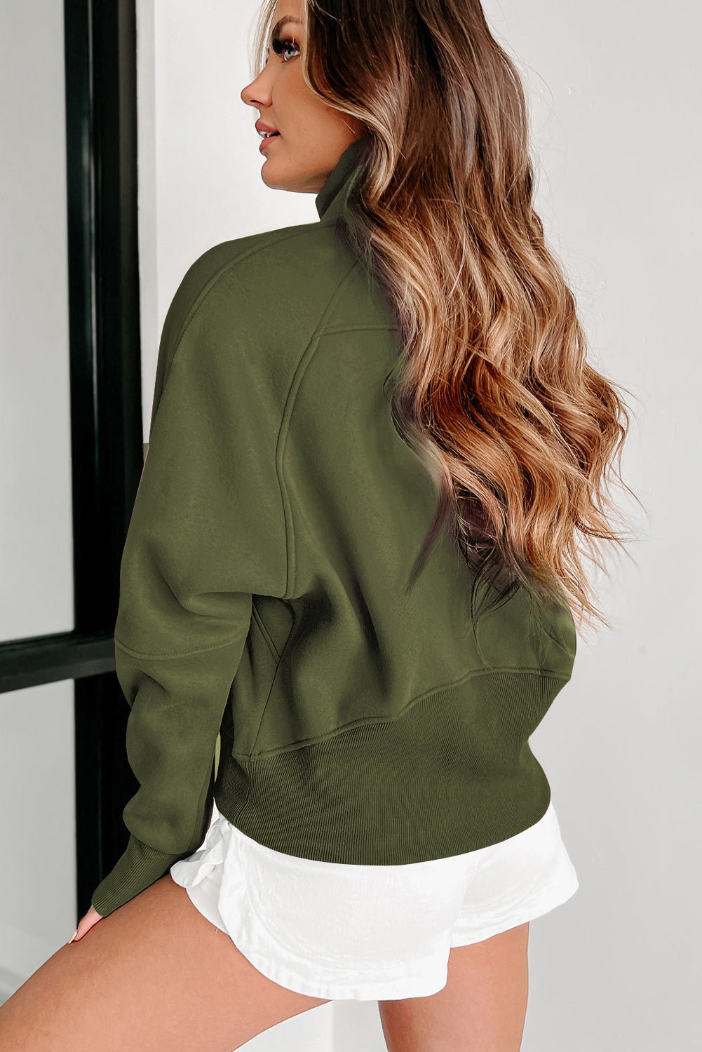 Fleece Half-Zip Sweatshirt