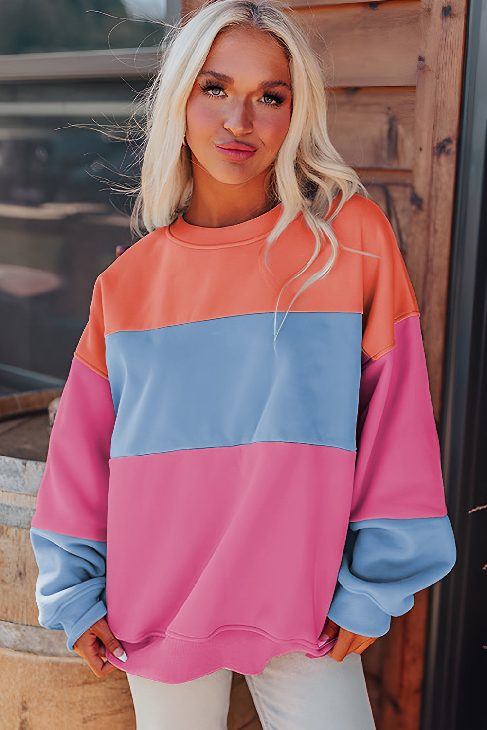 Color Block Sweatshirt