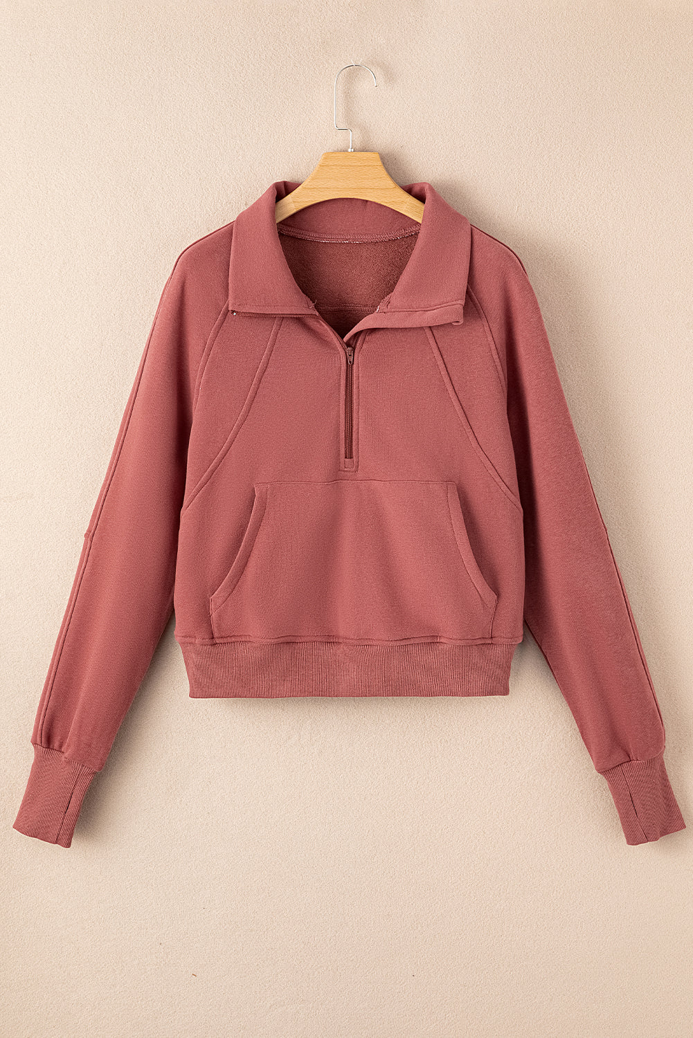 Fleece Half-zip Sweatshirt