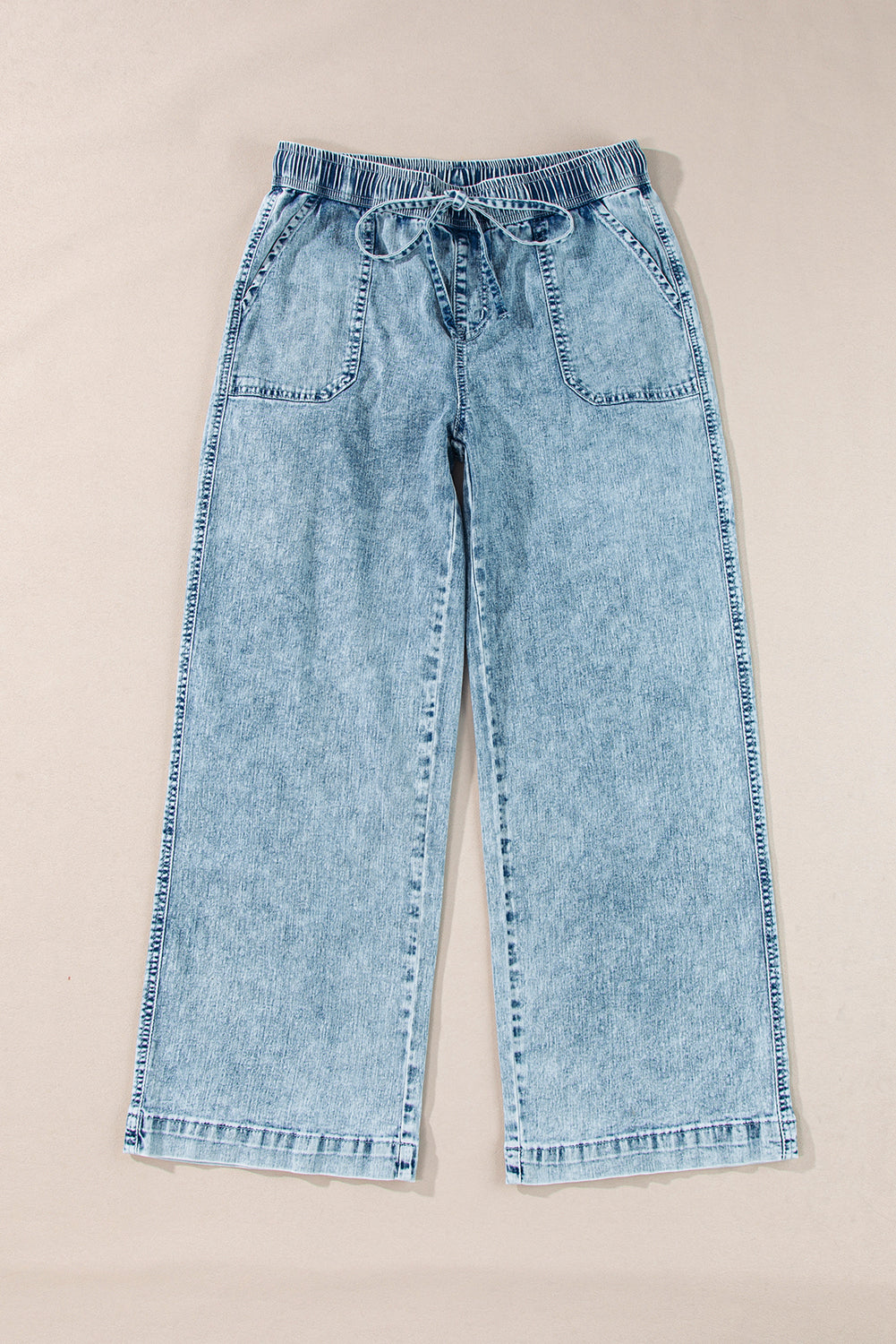 Mineral Wash Denim Pants