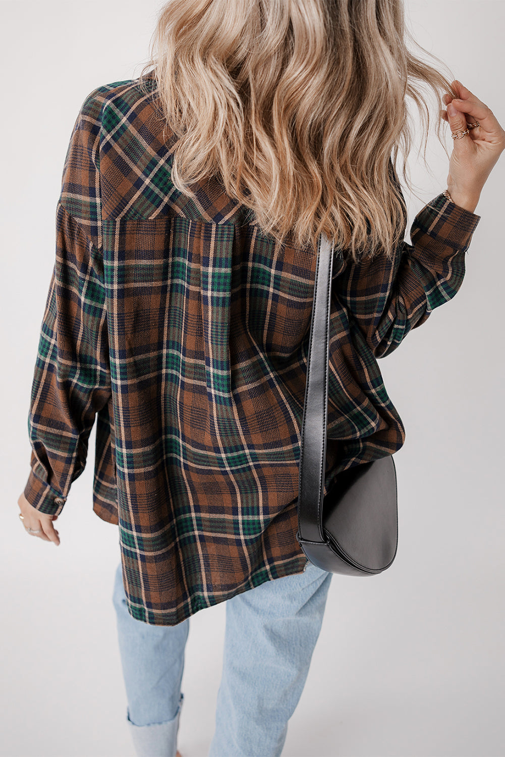 Plaid Button-up Shirt