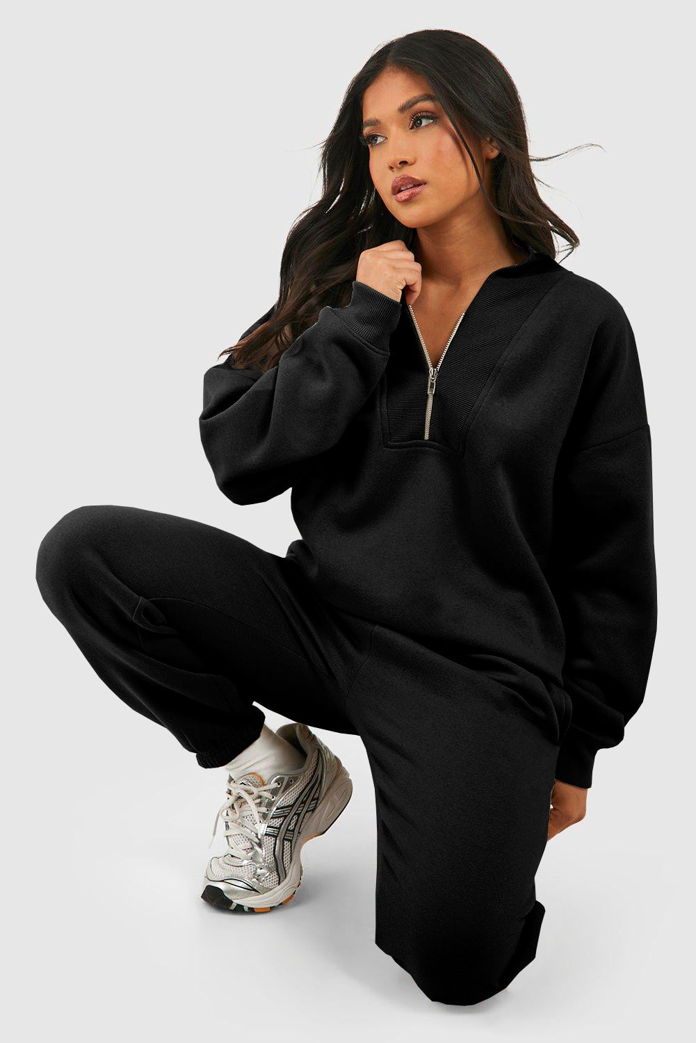 Ribbed Edge Loose Tracksuit