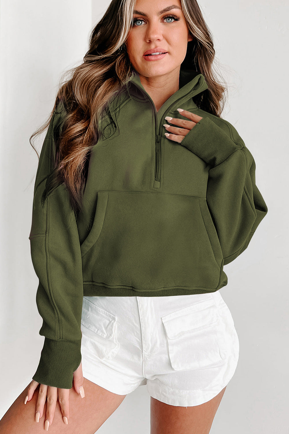 Fleece Half-Zip Sweatshirt