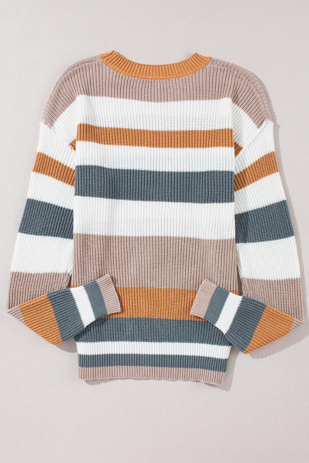 Classic Colorblock Knit Sweater