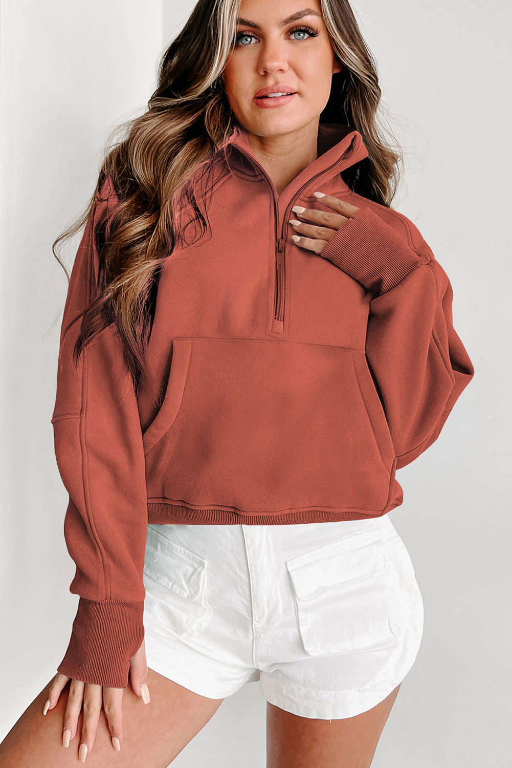 Fleece Half-Zip Sweatshirt