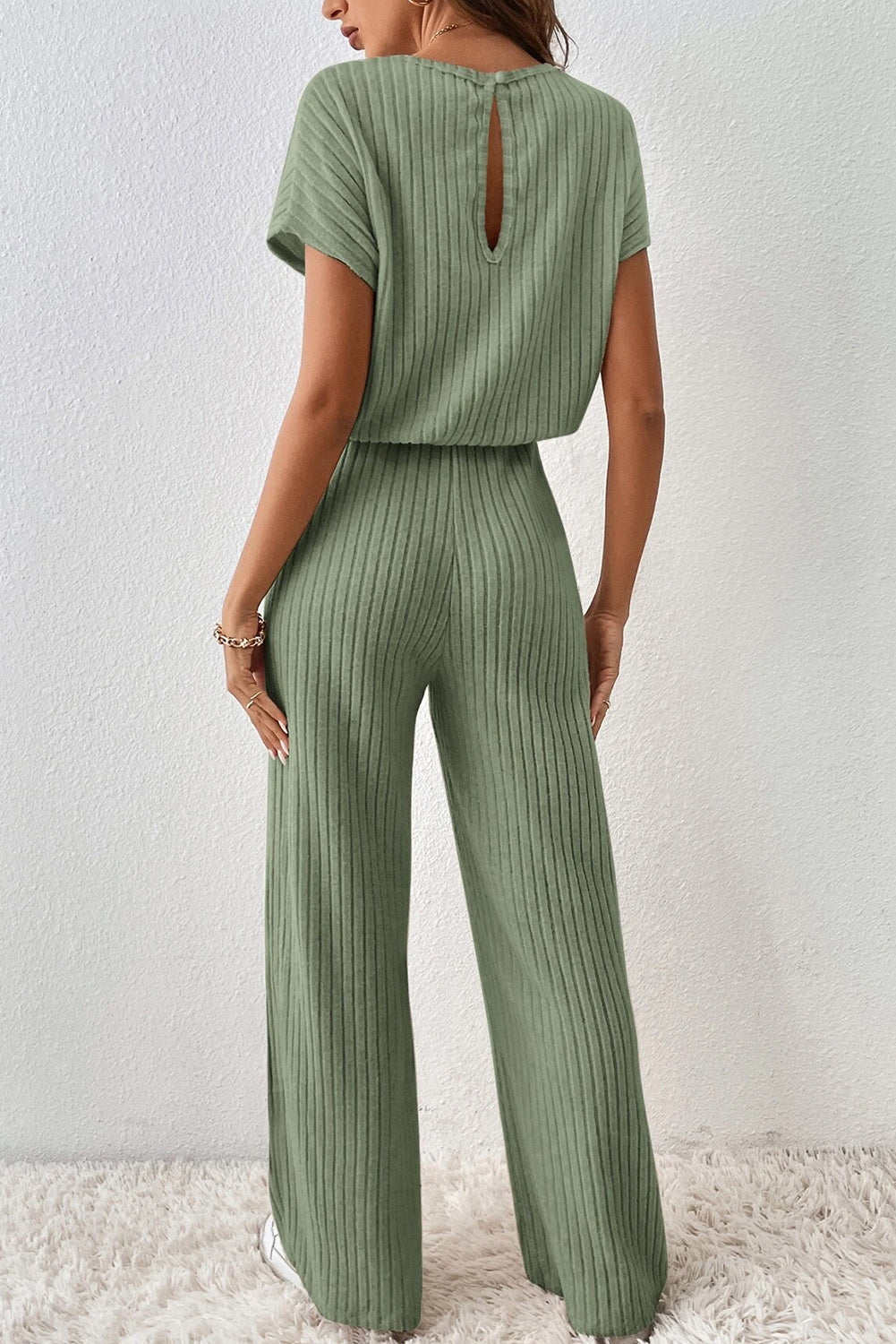 Ribbed Knit Jumpsuit