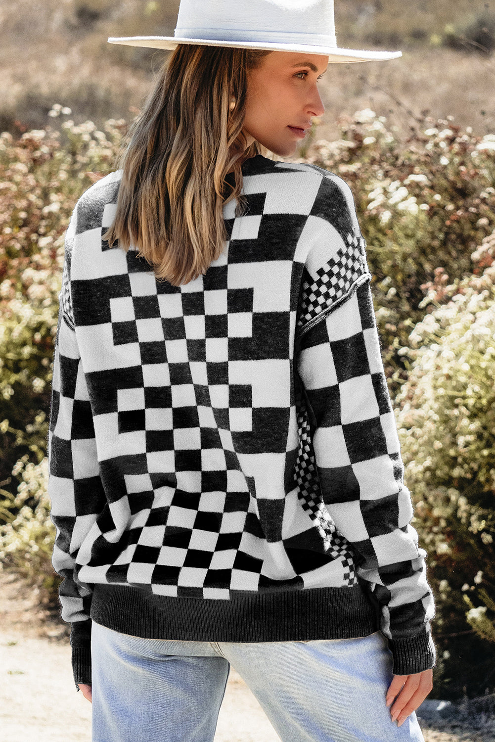 Checkered Sweater