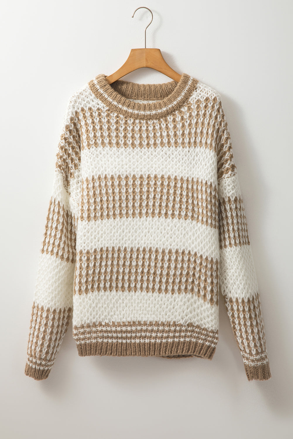 Pretty Brown Stripe Sweater