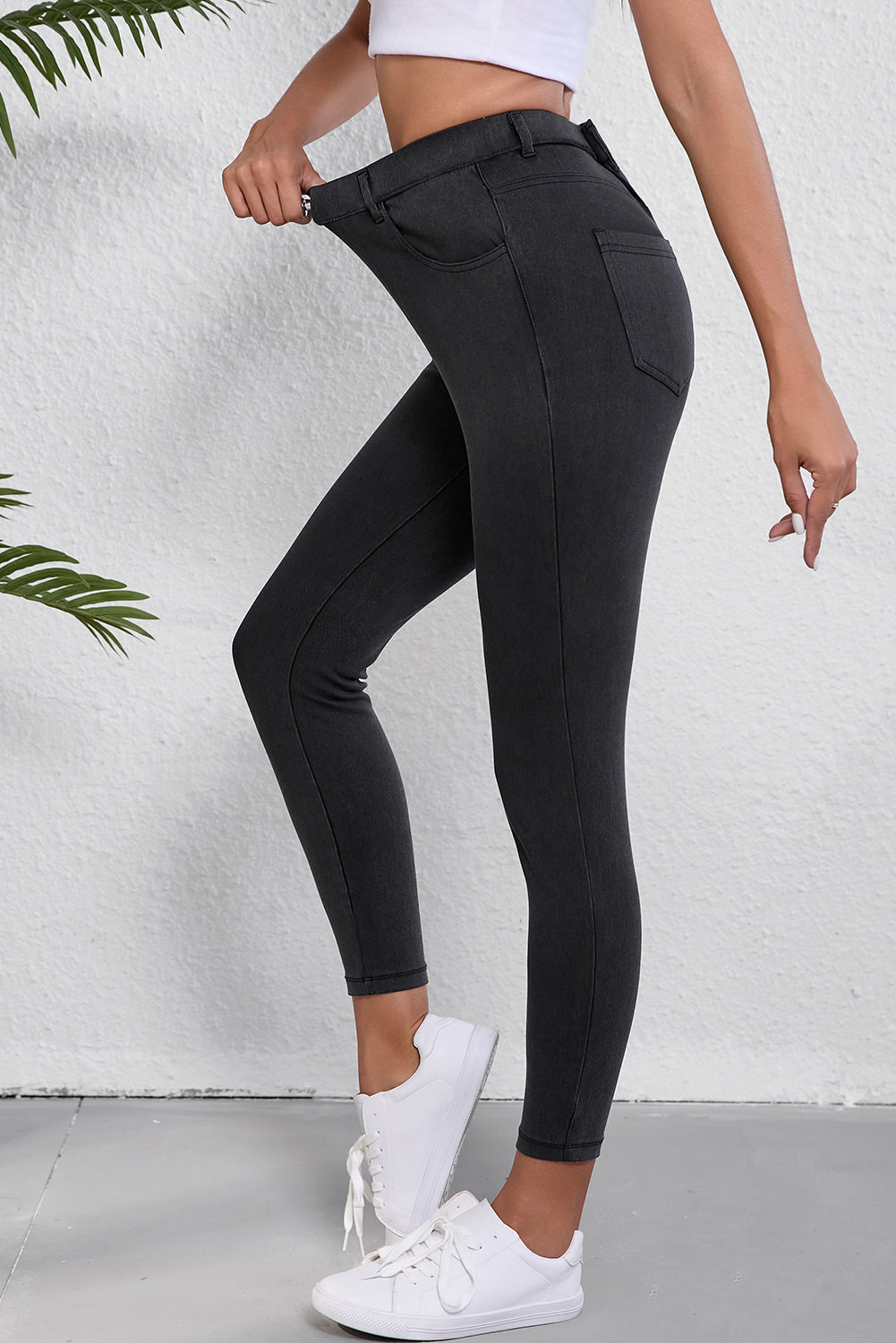 Skinny Fit High Waist Jeans