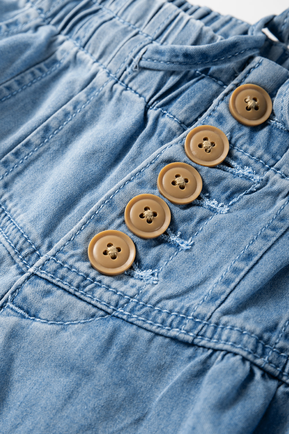 Mineral Wash Button Pants