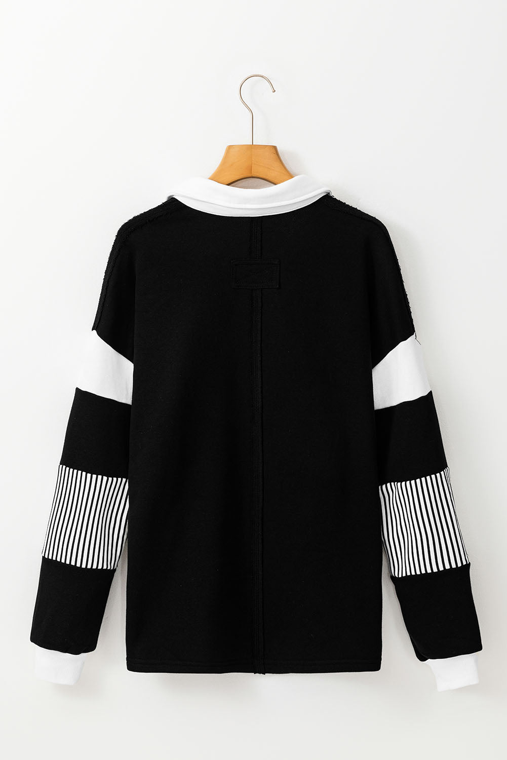 Striped Colorblock Sweatshirt