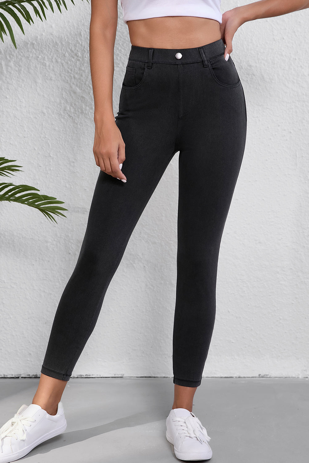 Skinny Fit High Waist Jeans