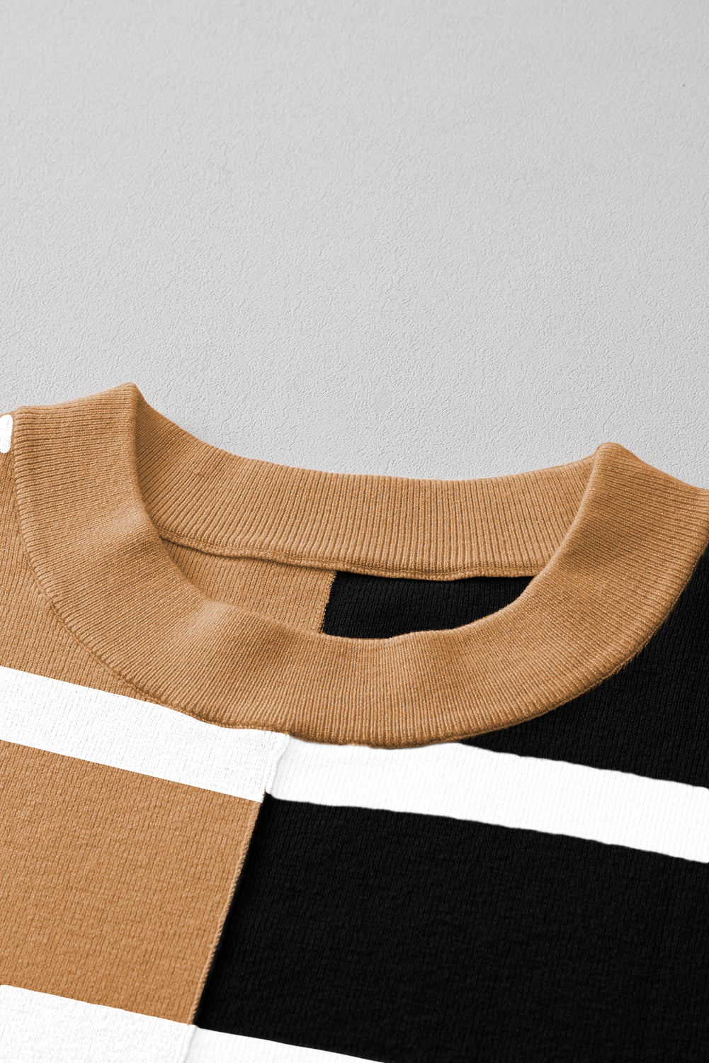 Color Block Oversized Sweater