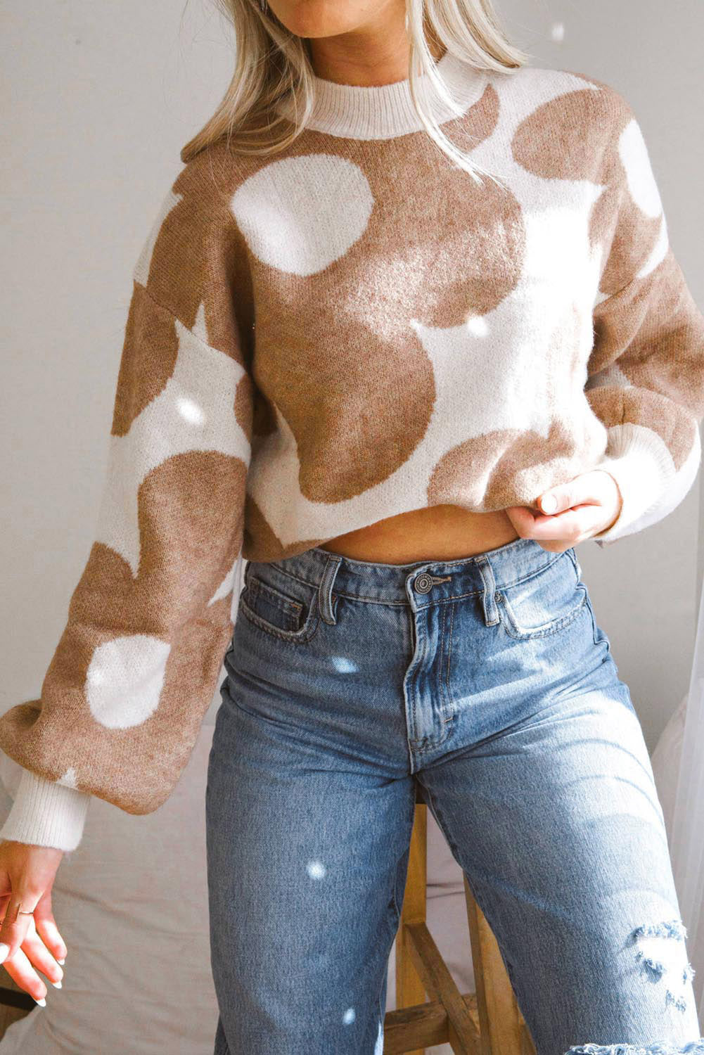 Flower Pattern Sweater