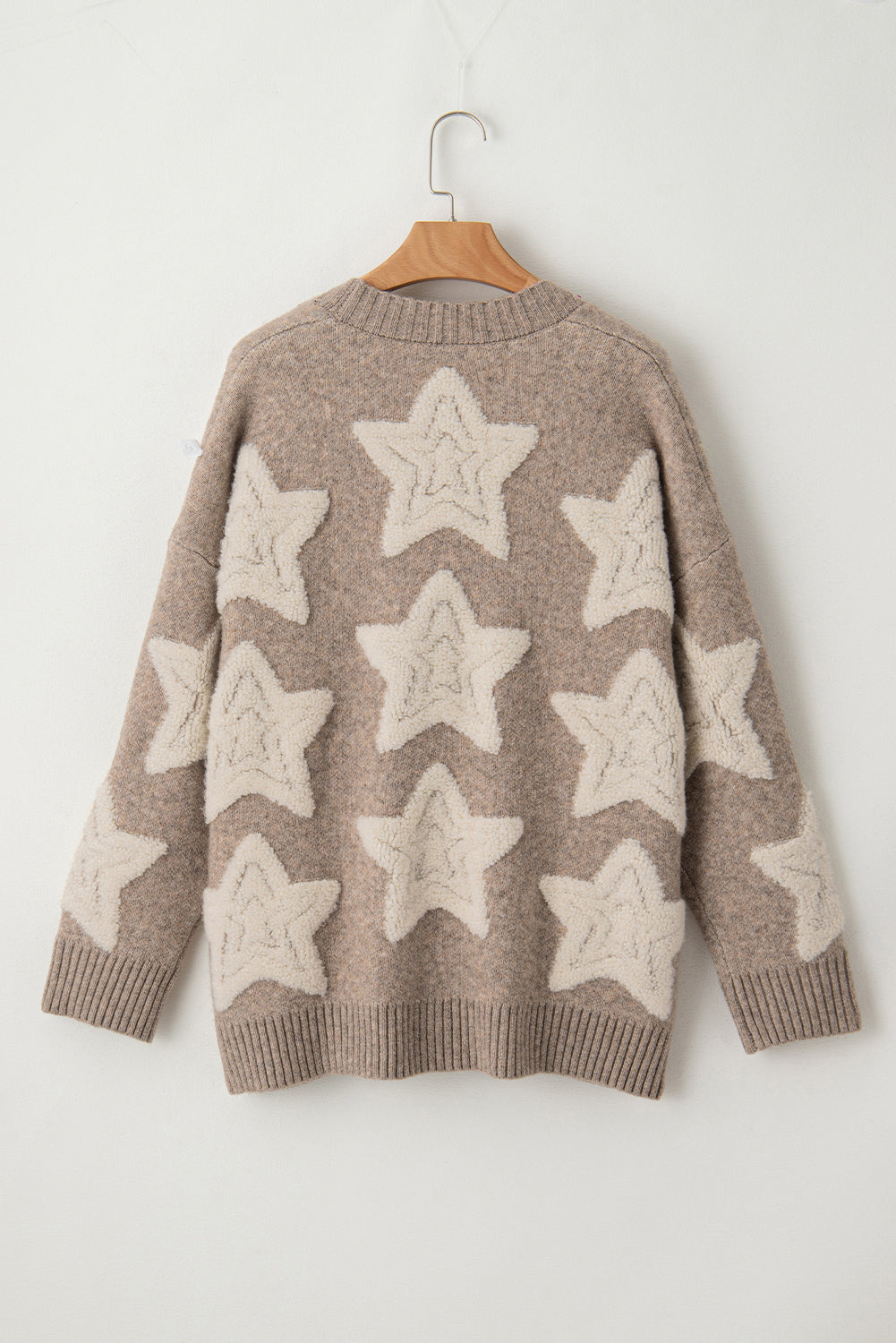 Sherpa Star Textured Cardigan