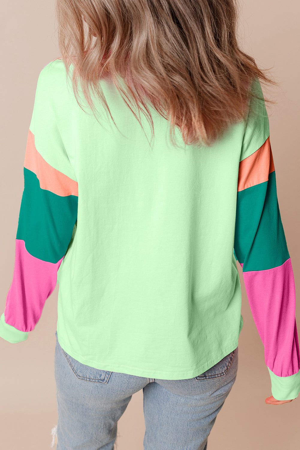 Color Block Patchwork Top