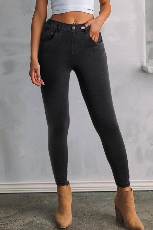 Skinny Fit High Waist Jeans