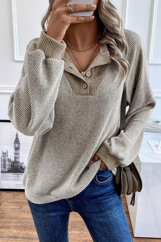 Ribbed Loose Fit Top