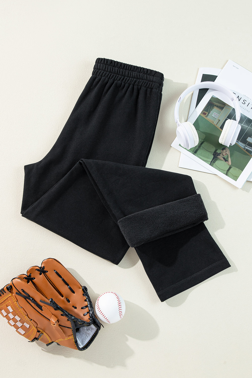 Fleece Drawstring Pants