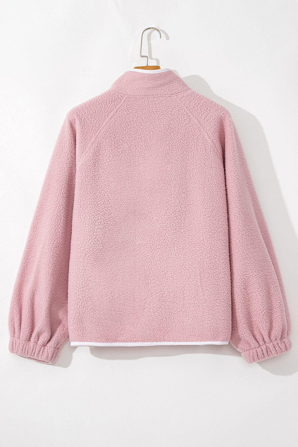 Half Button Plush Sweatshirt