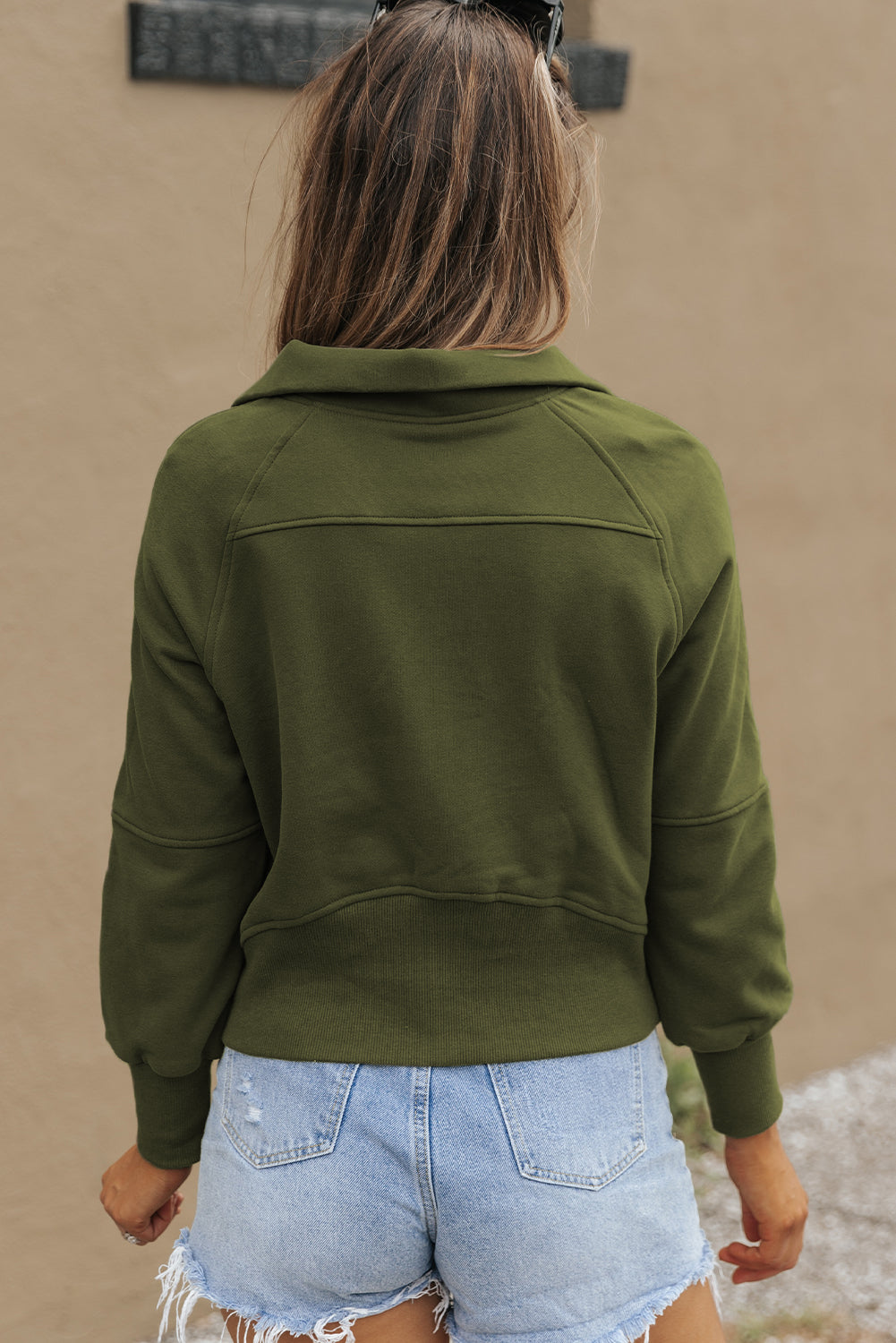 Fleece Half-Zip Sweatshirt