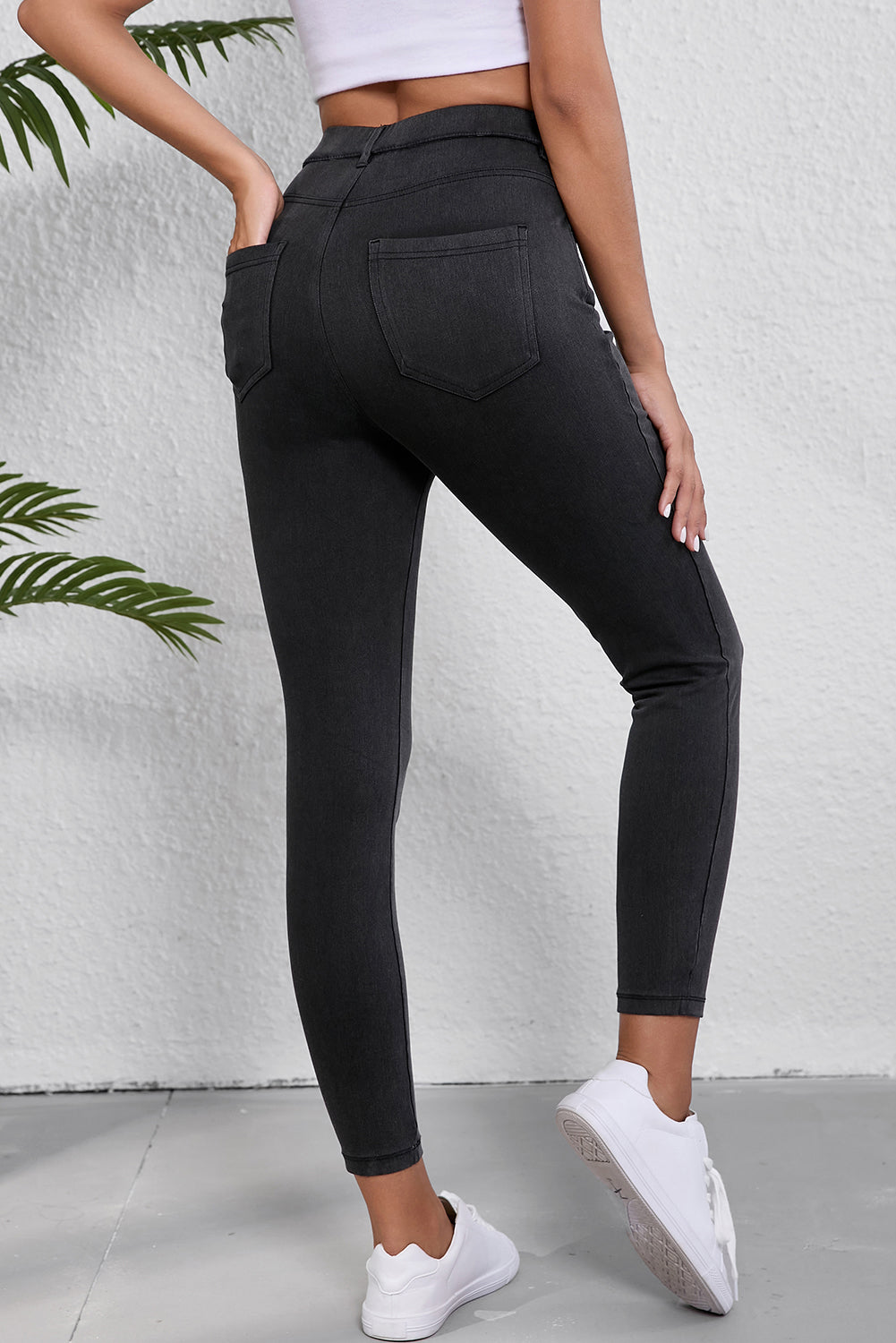 Skinny Fit High Waist Jeans