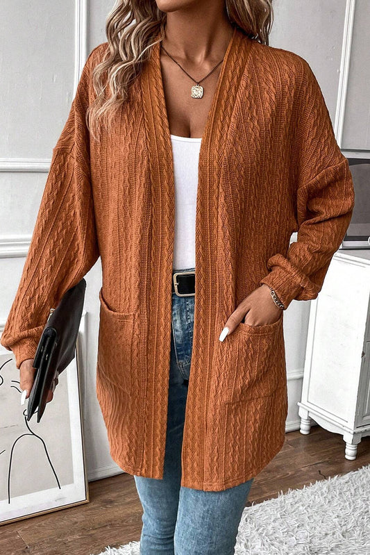 Textured Knit Cardigan