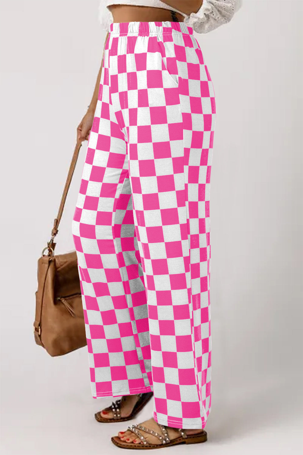 Bonbon Checkered Pants