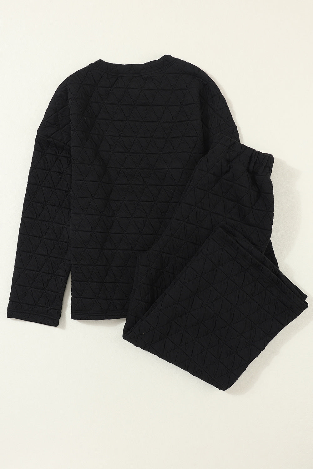 Quilted Pullover Set