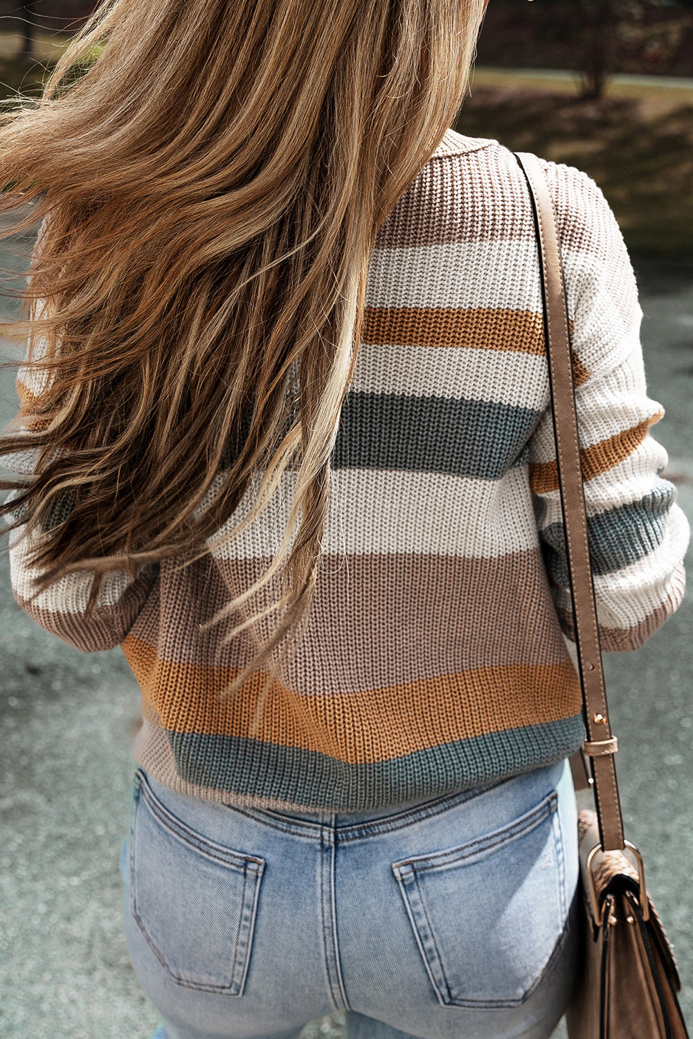 Classic Colorblock Knit Sweater