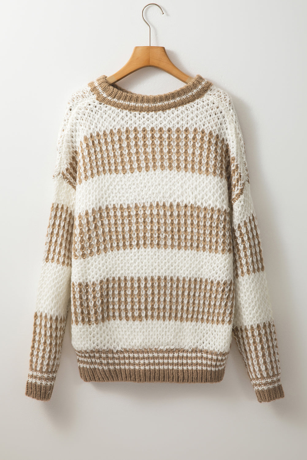 Pretty Brown Stripe Sweater