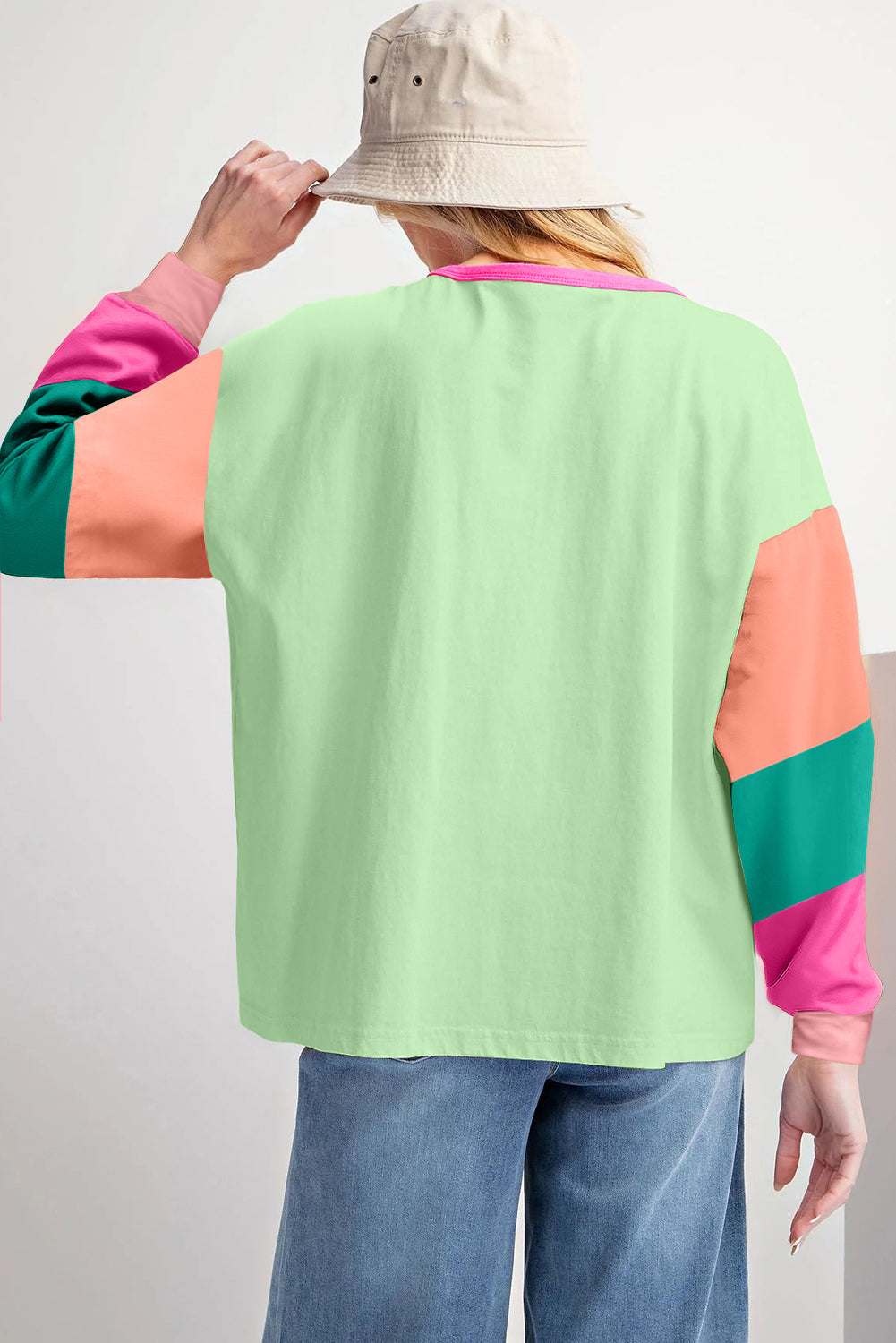 Color Block Patchwork Top