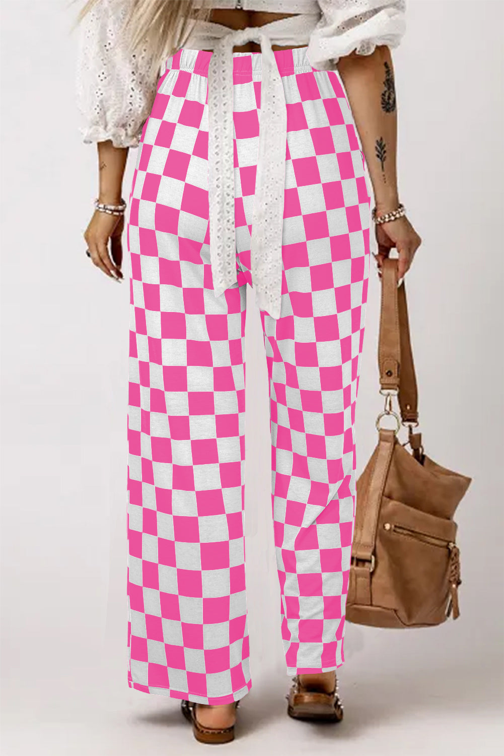 Bonbon Checkered Pants