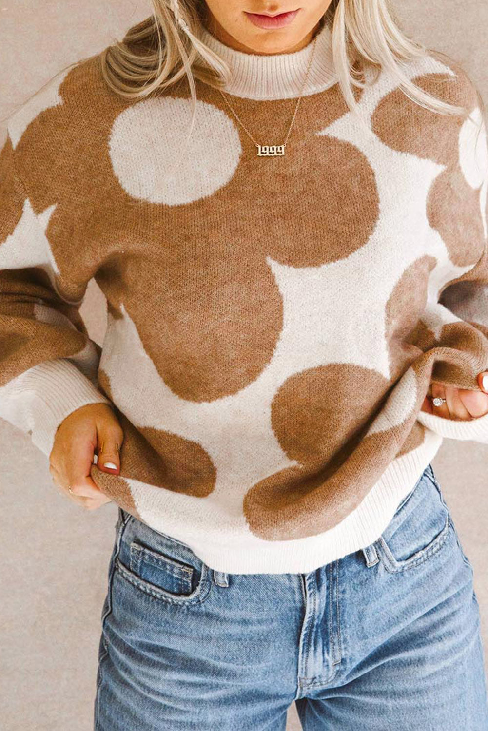 Flower Pattern Sweater