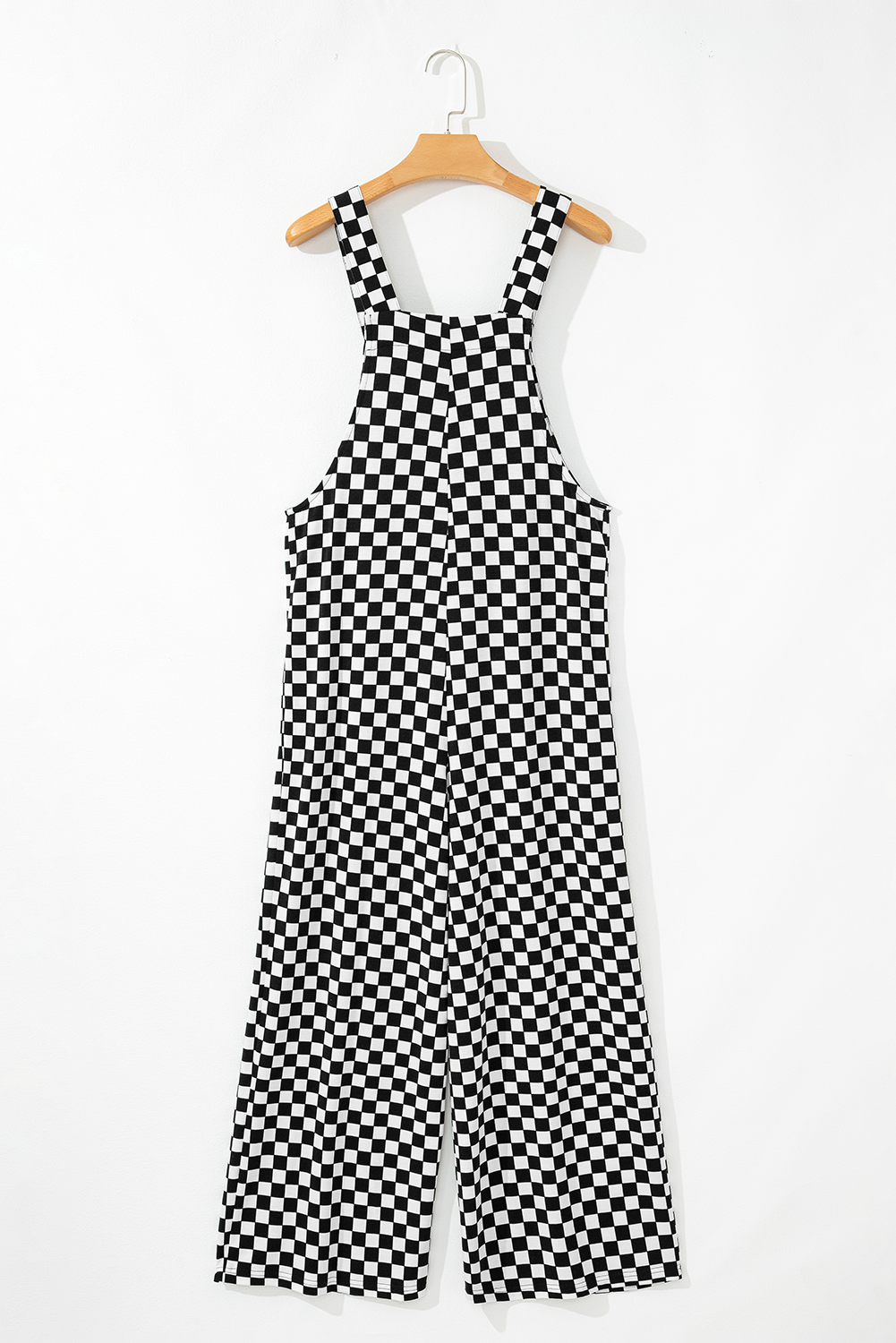 Checkered Wide Leg Jumpsuit