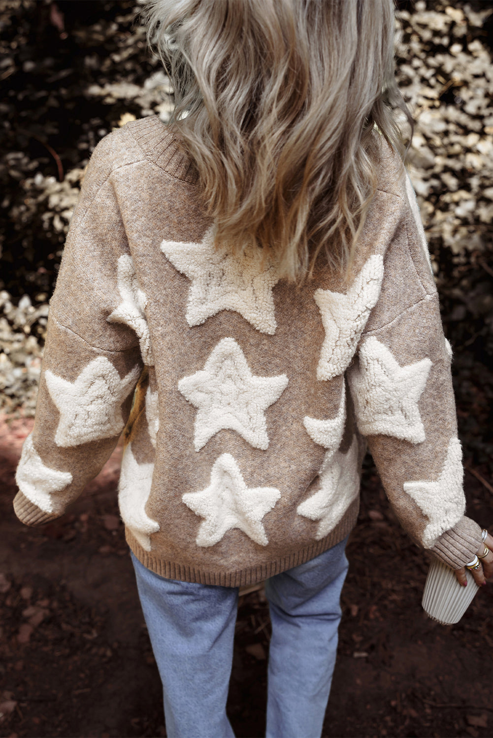 Sherpa Star Textured Cardigan